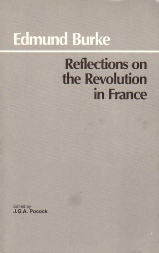Cover of Reflections on the Revolution in France