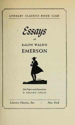 Cover of Essays: First Series