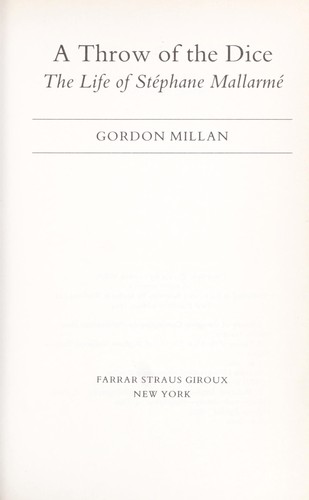 Cover of A Throw of the Dice