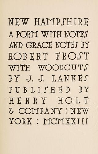 Cover of New Hampshire