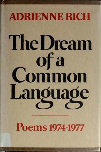 Cover of The Dream of a Common Language