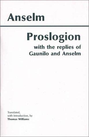 Cover of Proslogion