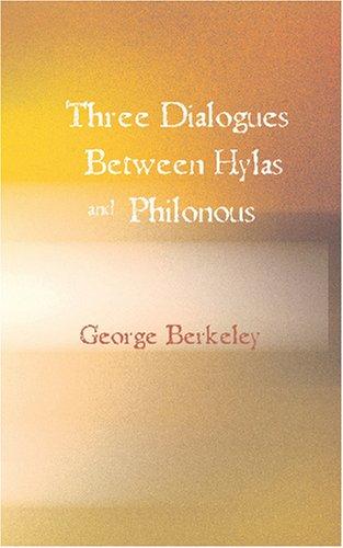 Cover of Three Dialogues between Hylas and Philonous