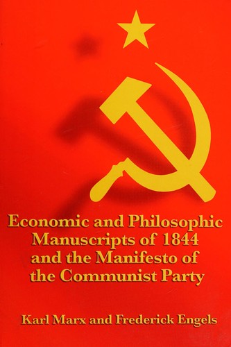 Cover of Economic and Philosophic Manuscripts of 1844