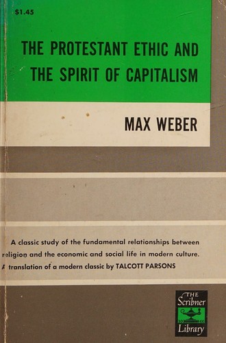 Cover of The Protestant Ethic and the Spirit of Capitalism