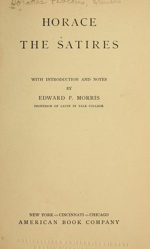 Cover of Satires