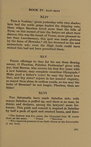 Cover of Epigrams