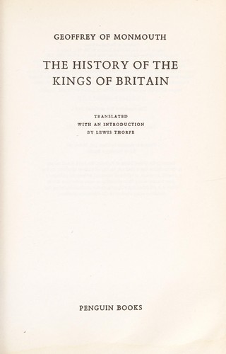 Cover of The History of the Kings of Britain